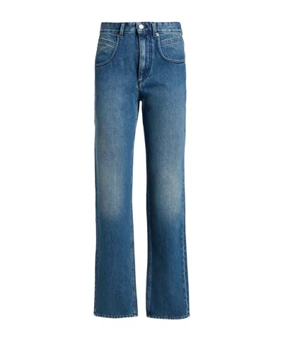 Isabel Marant Étoile Straight-leg Jeans In Blue