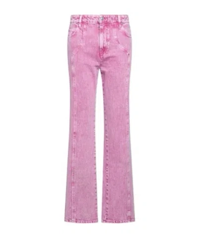 Isabel Marant Étoile Straight-leg Jeans In Pink