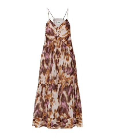Isabel Marant Étoile Sabba Dress Ecru/ochre In Nude