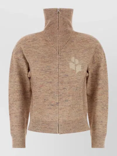 Isabel Marant Étoile Stretch Viscose Blend Koxy Knit Cardigan In Neutral