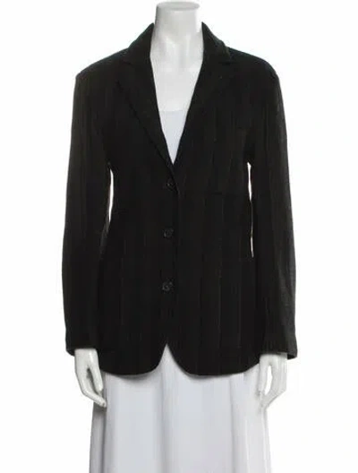 Pre-owned Isabel Marant Étoile Striped Blazer In Black