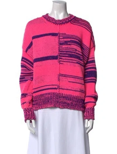 Pre-owned Isabel Marant Étoile Striped Crew Neck Sweater In Multi