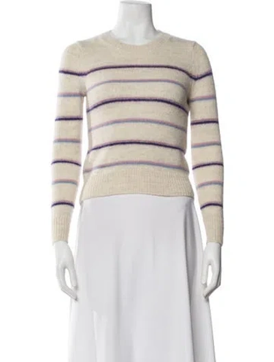 Pre-owned Isabel Marant Étoile Striped Crew Neck Sweater In Neutral