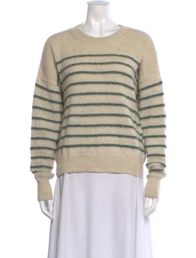 Pre-owned Isabel Marant Étoile Striped Crew Neck Sweater In Neutral