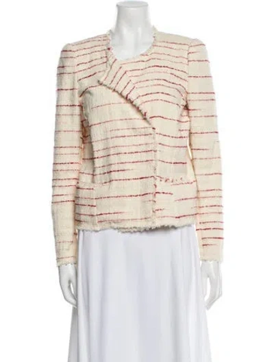 Pre-owned Isabel Marant Étoile Striped Evening Jacket In Neutral