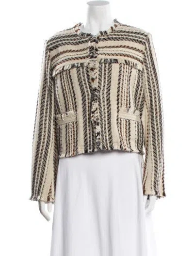 Pre-owned Isabel Marant Étoile Striped Evening Jacket In Neutral