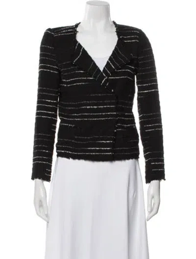Pre-owned Isabel Marant Étoile Striped Jacket In Black