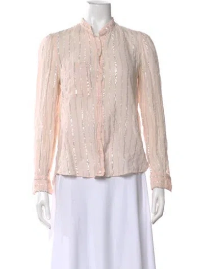 Pre-owned Isabel Marant Étoile Striped Long Sleeve Blouse