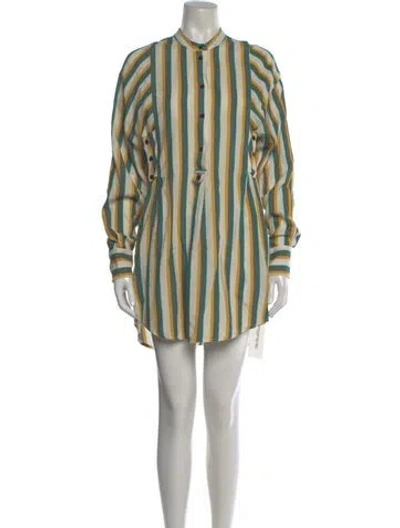 Pre-owned Isabel Marant Étoile Striped Mini Dress In Multi