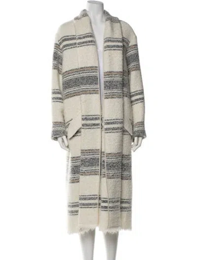 Pre-owned Isabel Marant Étoile Striped Open Front Sweater In Multi