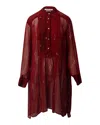 Isabel Marant Etoile Striped Shirt Dress In Multicolor Viscose In Multi