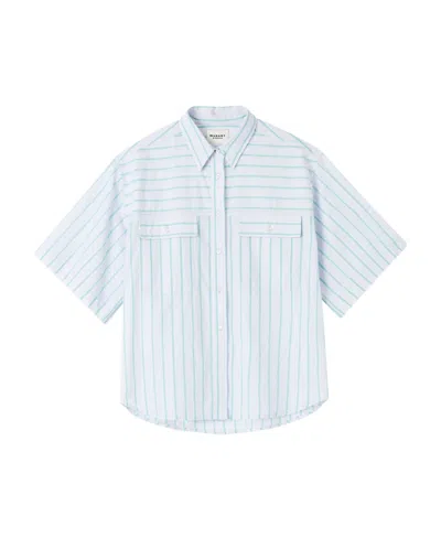 Isabel Marant Étoile Striped Shirt In White