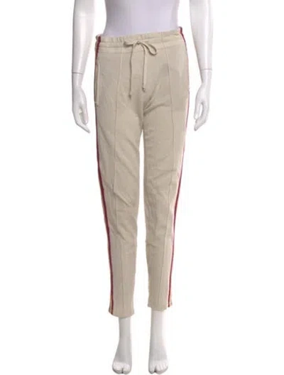 Pre-owned Isabel Marant Étoile Striped Skinny Leg Pants In Neutral