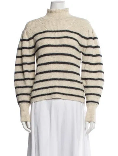 Pre-owned Isabel Marant Étoile Striped Turtleneck Sweater In Blue