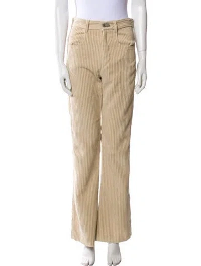 Pre-owned Isabel Marant Étoile Striped Wide Leg Pants W/ Tags In Neutral