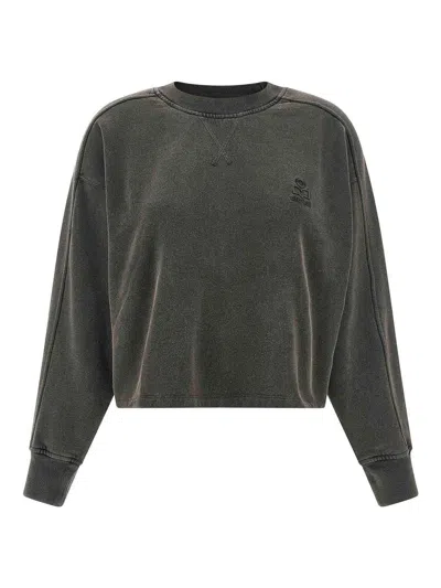 Isabel Marant Étoile Sunny Logo-embroidered Sweatshirt In Gray