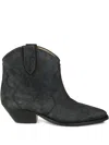 Isabel Marant Étoile Suede Boots In Black
