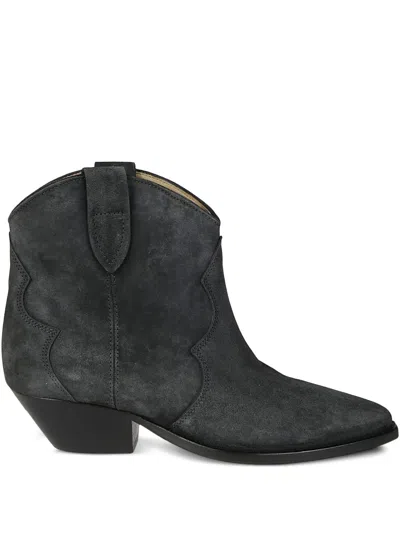 Isabel Marant Étoile Suede Boots In Black