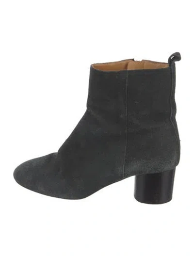 Pre-owned Isabel Marant Étoile Suede Boots In Black
