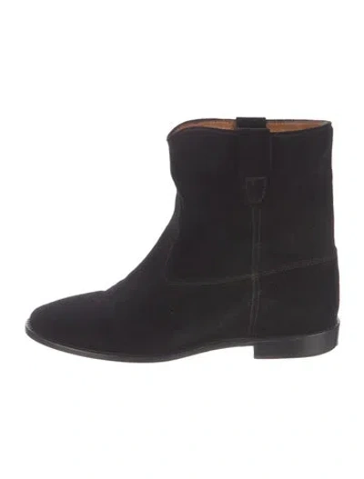 Pre-owned Isabel Marant Étoile Suede Boots In Black