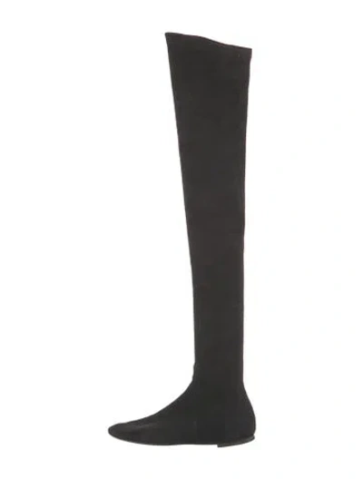 Pre-owned Isabel Marant Étoile Suede Boots In Black