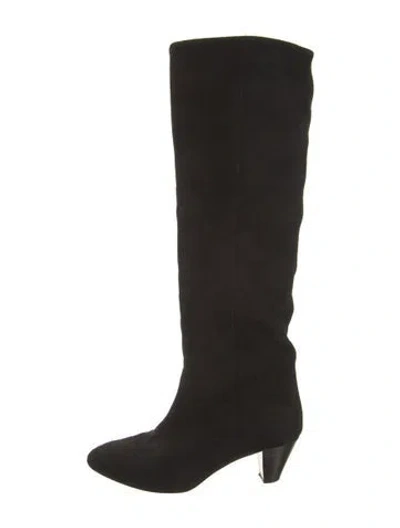 Pre-owned Isabel Marant Étoile Suede Boots In Black