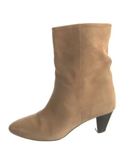 Pre-owned Isabel Marant Étoile Suede Boots In Neutral