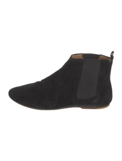 Pre-owned Isabel Marant Étoile Suede Chelsea Boots In Black