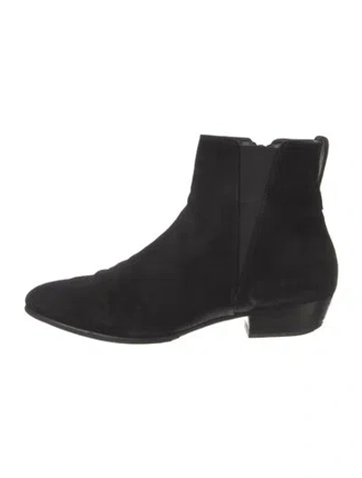 Pre-owned Isabel Marant Étoile Suede Chelsea Boots In Black