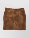Isabel Marant Étoile Isabel Marant Etoile Women Kimmy Mini Skirt In Brown