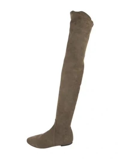 Pre-owned Isabel Marant Étoile Suede Sock Boots In Brown