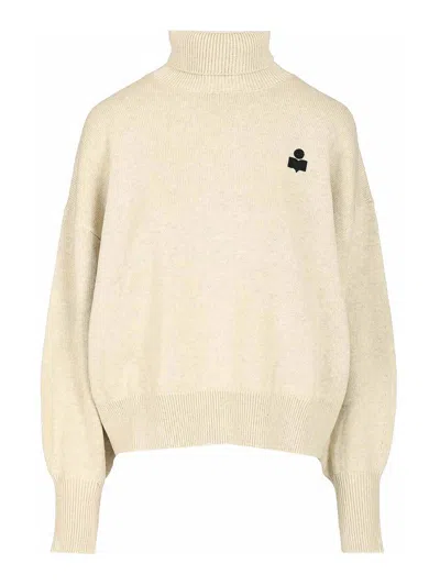 Isabel Marant Étoile Nasha Turtleneck Sweater In White