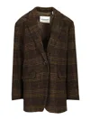 Isabel Marant Étoile Single-breasted Blazer In Green