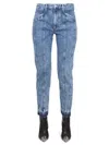 Isabel Marant Étoile Sulanoa Cotton Jeans In Denim