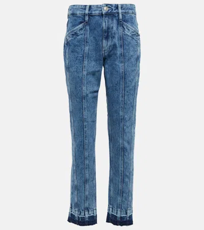 ISABEL MARANT ÉTOILE SULANOA MID-RISE SLIM JEANS