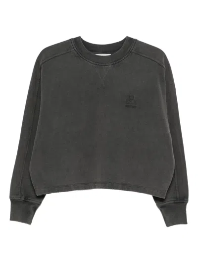 Isabel Marant Étoile Sunny Logo-embroidered Sweatshirt In Gray