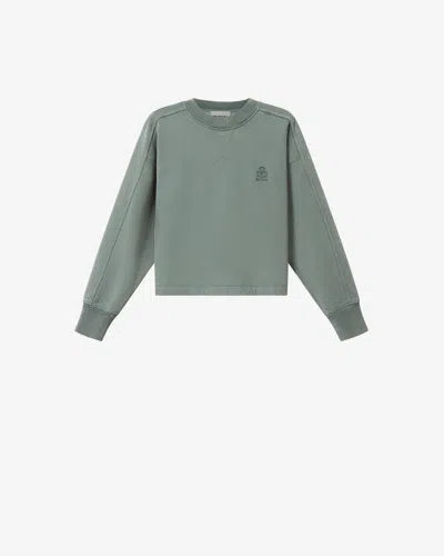Isabel Marant Étoile Sunny Sweat Shirt In Sage
