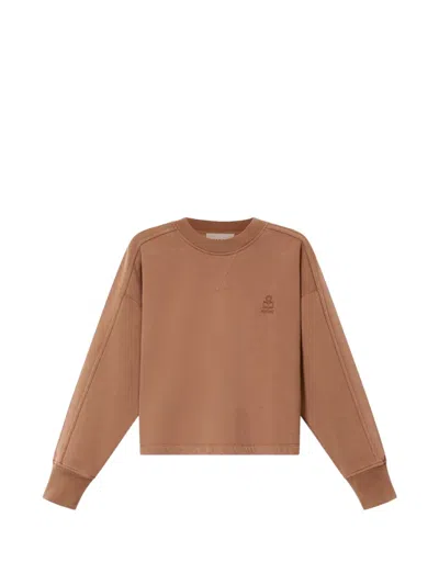 Isabel Marant Étoile Sunny Sweatshirt In Brown