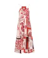 Isabel Marant Étoile Saba Printed Cotton-voile Maxi Dress In Pink