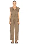 Isabel Marant Étoile Suzie Jumpsuit In Khaki