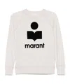 Isabel Marant Étoile Printed Logo Millyny Cotton Sweatshirt Clothing In White