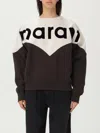 Isabel Marant Étoile Isabel Marant Etoile Houston Sweatshirt With Flocked Logo In Black