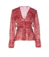 Isabel Marant Étoile Isabel Marant Etoile Women Axeline Shirt In Red