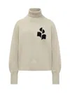 Isabel Marant Étoile Nash Turtleneck Sweater In Beige