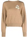 Isabel Marant Étoile Marant Etoile Women Marisans Crewneck Sweater In Brown