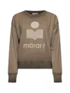 Isabel Marant Étoile Moby Sweatshirt In Brown