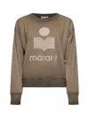 Isabel Marant Étoile Moby Sweatshirt In Brown