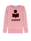 Isabel Marant Étoile Milly Ny Biologic Coton Sweatshirt In Pink