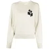 Isabel Marant Étoile Isabel Marant Etoile Marisans Sweater With Logo Intarsia In Neutrals/grey