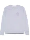 Isabel Marant Étoile Light Purple Logo Sweatshirt In Purple